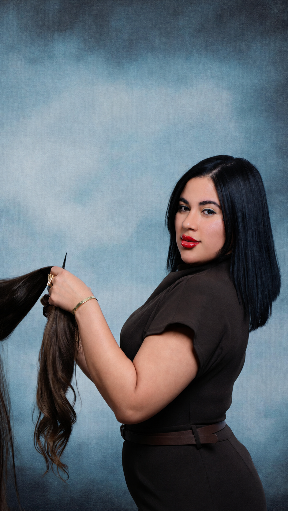 Cabello rubio con balayage